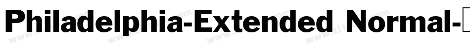 Philadelphia-Extended Normal字体转换
